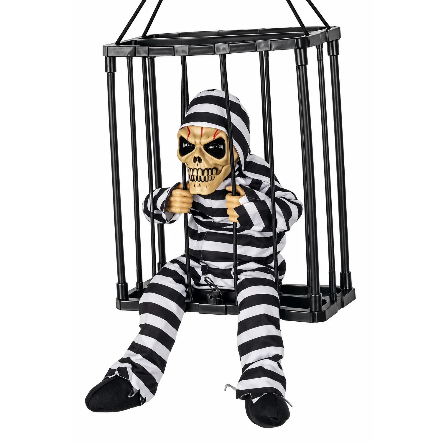 Adorno Electronico De Esqueleto De Prisionero Halloween