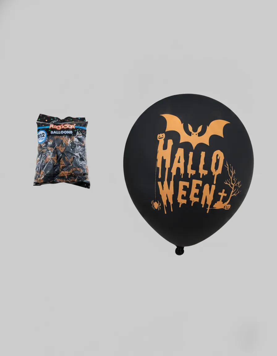 Globo Halloween Paquete x 100