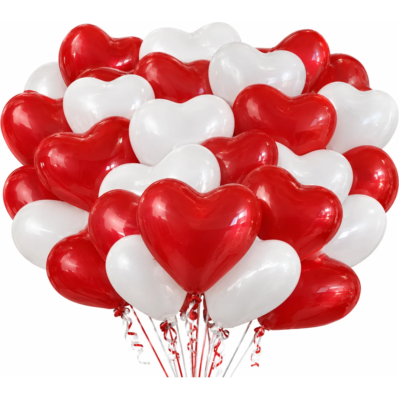 Globo en forma de corazon Mate x100